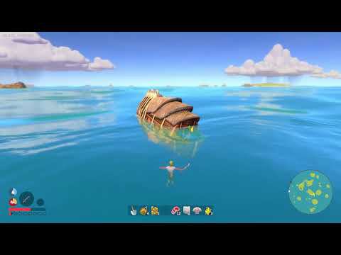 НОВАЯ ВЫЖИВАЛКА В СТИЛЕ VALHEIM! НОВАЯ ИГРА BREAKWATERS - ВОЛНОРЕЗЫ ОБЗОР