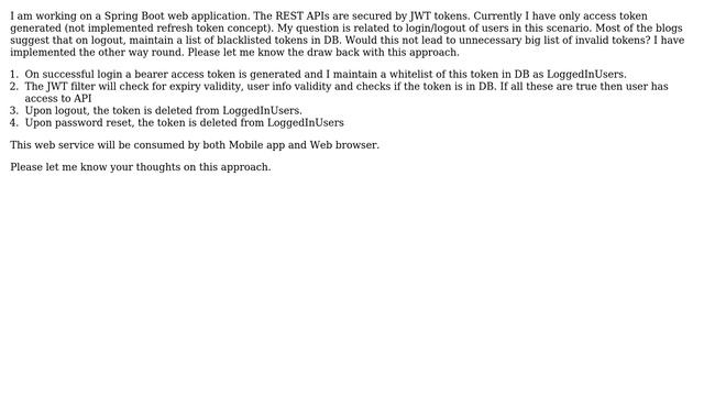 Software Engineering: Blacklist JWT tokens or whitelist JWT tokens смотреть онлайн