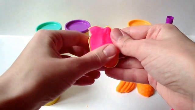 Лепим из пластилина Play-Doh! Поделки из пластелина