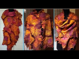 Валяная одежда и аксессуары из шерсти и шёлка