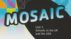 Mosaic. Unit 3 Schools in the UK and the USA