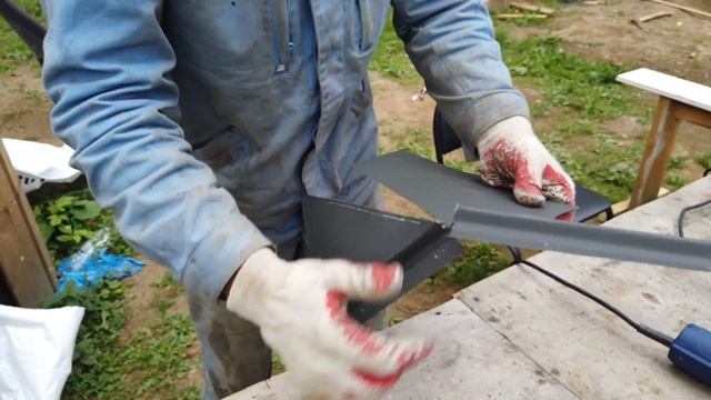 Дом у озера. Фальцевая кровля. Ендова. смотреть онлайн