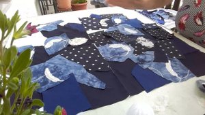 Новая задумка,безрукавка в технике пицца пэчворк