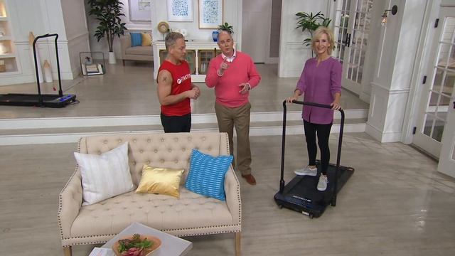 FITNATION Slimline Pro Walking Treadmill on QVC смотреть онлайн