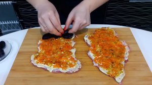 Супер Новогодняя Закуска Мясные Рулетики! Вкуснейшая Праздничная Закуска!