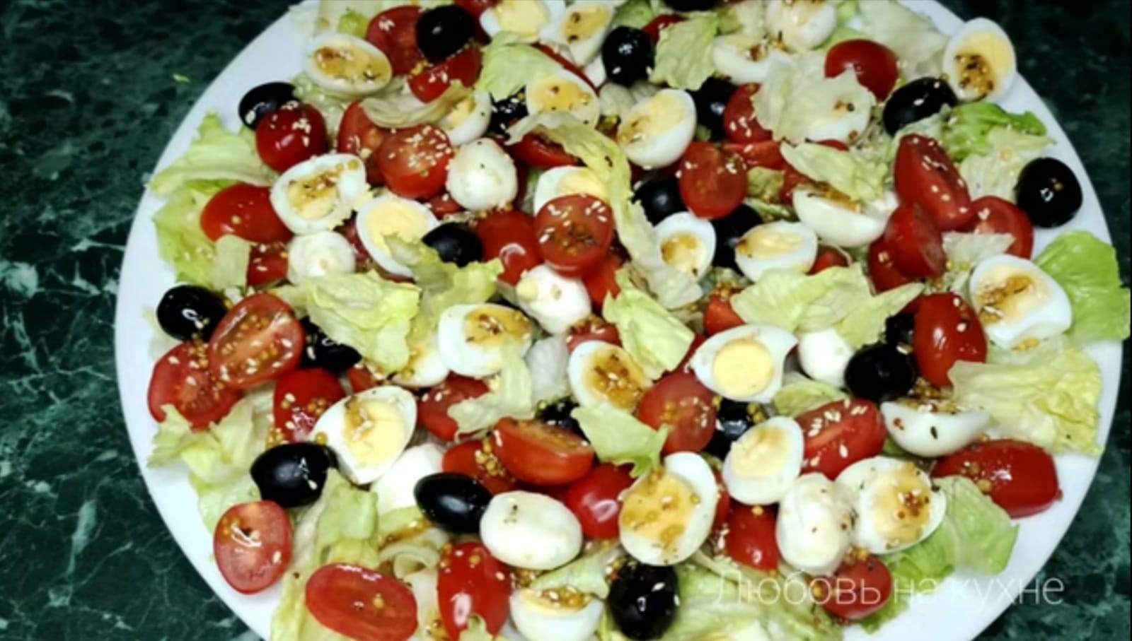ВКУСНЫЙ САЛАТ БЕЗ МАЙОНЕЗА  ПП, КЛЁВЫЙ  !!!