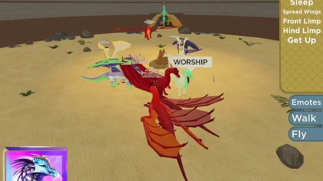 Playing ROBLOX Wings of Fire! ?? смотреть онлайн