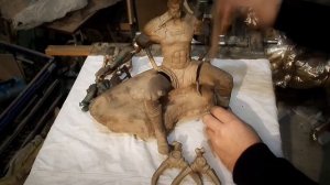 Как делается бронзовая СКУЛЬПТУРА. How to make bronze sculpture.