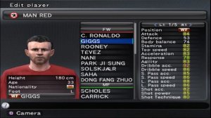 Ryan Giggs - Stats Evolution - Winning Eleven 3 ao PES 2014 - PS1 e PS2