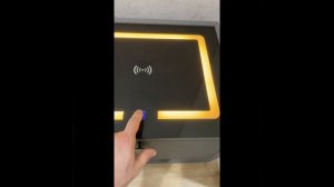 Прикроватная тумба с подсветкой и беспроводной зарядкой