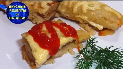 Картофельные блины с мясом. Обед для всей семьи.Рецепт.