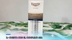 ?EUCERIN Hyaluron - Filler + 3x Effect PEELING & SERUM Noche 30ml✅El Mejor SUERO ANTIARRUGAS