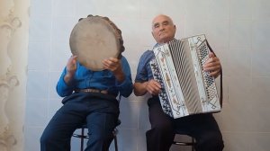 Баян и бубен в народных мотивах