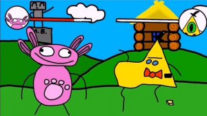 Лунтик против Билл Шифр мультбитва