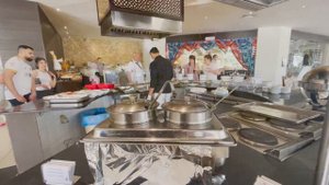 Jasmine Palace Resort and Spa. Еда в ресторане отеля. Egypt 2021. Hurghada