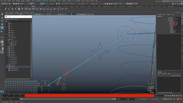 10 - Re-target animation in Maya / Перенос анимации в Maya