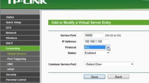 Open Port 16000 (Gameranger) And 80 (pLan Tc)