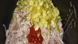 Азу из свинины в мультиварке