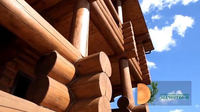 Строительство комплекса из бревна ручной рубки. Первоклассные срубы от Зодчество-м. смотреть онлайн