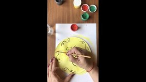 рисуем хохлому