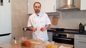 Паста с овощным соусом по-итальянски (по-сицилийски)