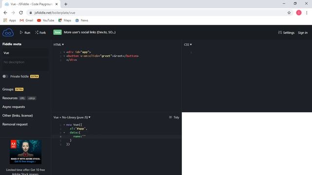 Method Event Handlers - VUE -SERIES