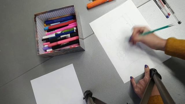 Рисуем буквицу фломастером смотреть онлайн