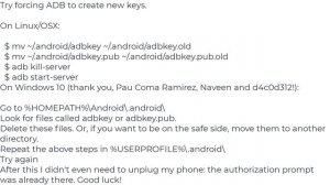 ADB Android Device Unauthorized(5solution)