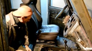 Сиденье от бмв на Уаз Хантер .Часть 3.