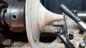 Токарный тв 320. Металл и дерево в одной заготовке.