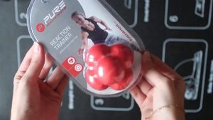 Мяч для реакции PURE2IMPROVE REACTION TRAINER | распаковка