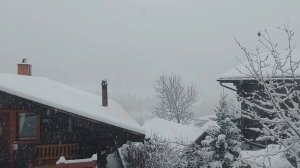 Метель в Горной Деревне. Звуки метели,ветра,шелест падающего снега. Звуки зимы для расслабления,сна