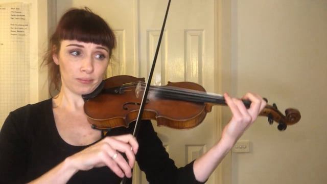 Violin Polo Studies no.11 F Major - crossing the fingers! Half position, posture, slowly broken dow смотреть онлайн