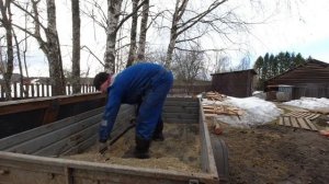 Каркасная баня своими руками. Утеплитель из опилок.