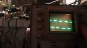 Осциллограф с1-55. Проверка в работе.