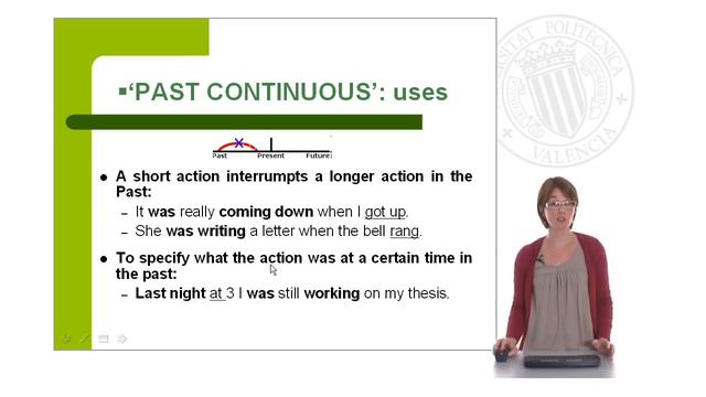 Past Simple and Past Continuous | | UPV смотреть онлайн