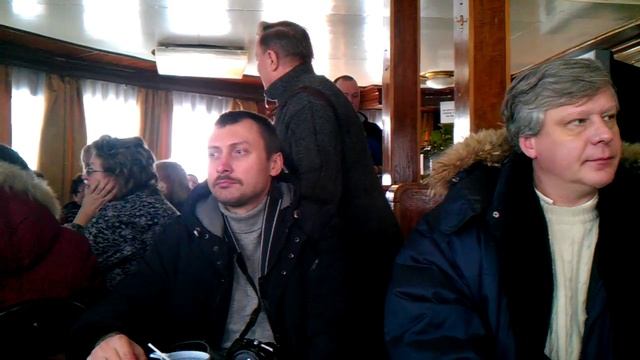 Чаепитие с песнями в затоне на теплоходе И. А. Крылов смотреть онлайн