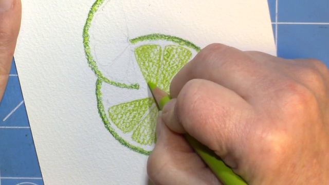 How to Draw and Color a Juicy Citrus: Lime
