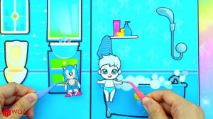 Бумажные Куклы Одеваются - Мать И Дочь Пикачу И Звуковой Декор Дома - Barbie Story & Crafts