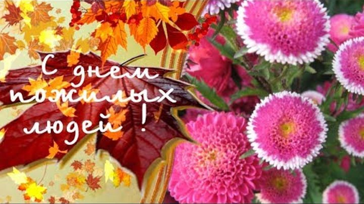 С днем пожилого человека! Спасибо ВАМ за Доброту!