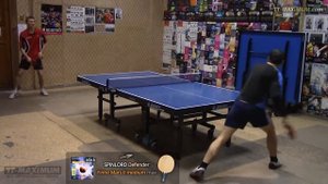 YINHE Mars II Medium - плоский удар на основаниях SPINLORD Defender и Carbon Strike