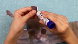 Бумажный кот своими руками / как сделать бумажного кота