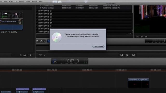 Burning Blu Ray to DVD media with Final Cut Pro 10.5 смотреть онлайн