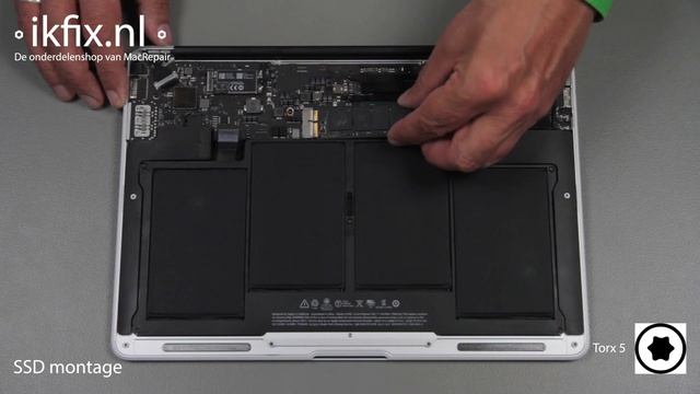 MacBook Air 13 inch SSD zelf vervangen смотреть онлайн