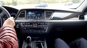 Hyundai Genesis 3.0 V6 GDI , 249 л.с., 8АТ 2016 : Тест драйв (в городской черте)