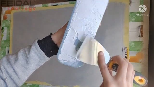 Создание образца из декоративной краски Velvet! Простоя техника нанесения!