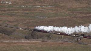 Flying Scotsman Emerges From The Fog, Settle & Carlisle Railway