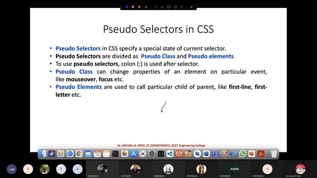 Full Stack Web Development -Lecture16- CSS Tutorial - Different Types of Selectors