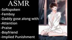 18+[ASMR] [M4M] Daddy's femboy boyfriend try's to top him [TRY'S]