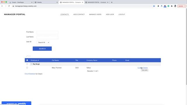 Creating a Contact Management App / Part 5 of 5 / Deploying Your Application